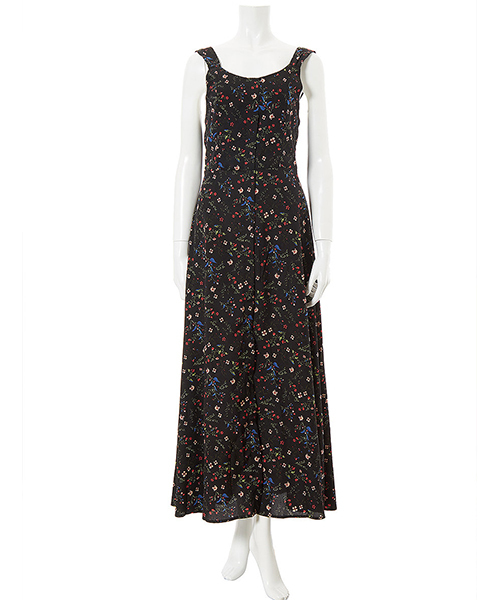 fifth（フィフス）の「バックシャンフラワーマキシワンピース（ワンピース・レディース・ブラック・MEDIUM）」の4枚目の写真