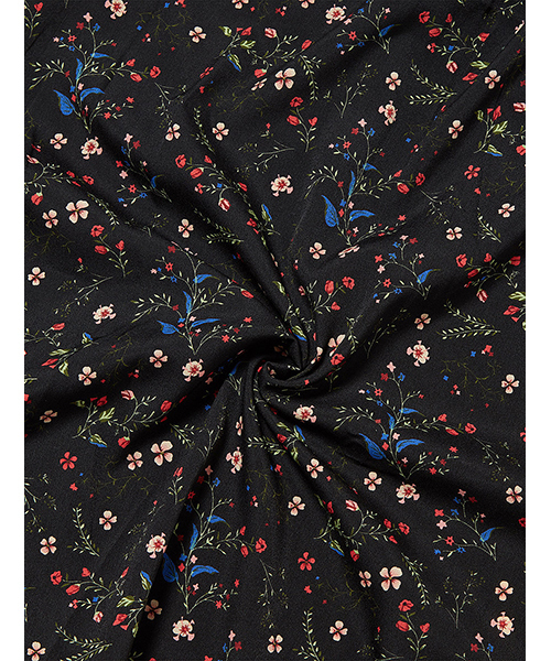 fifth（フィフス）の「バックシャンフラワーマキシワンピース（ワンピース・レディース・ブラック・MEDIUM）」の9枚目の写真