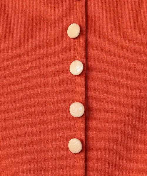 MIIA（ミーア）の「ビスチェ風シースルースリーブトップス（Tシャツ/カットソー・レディース・ホワイト/ピンク/オレンジ/ブラック・FREE）」の11枚目の写真