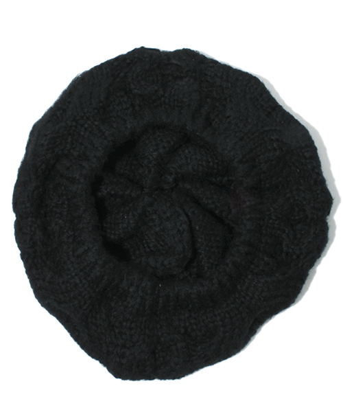 WEGO（ウィゴー）の「WEGO/ニットベレー帽（ハンチング/ベレー帽・レディース・ブラック/杢グレー/ネイビー/ワイン・FREE）」の5枚目の写真