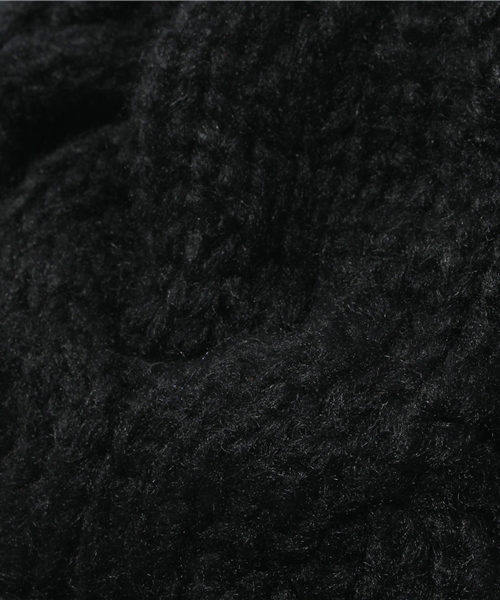 WEGO（ウィゴー）の「WEGO/ニットベレー帽（ハンチング/ベレー帽・レディース・ブラック/杢グレー/ネイビー/ワイン・FREE）」の6枚目の写真