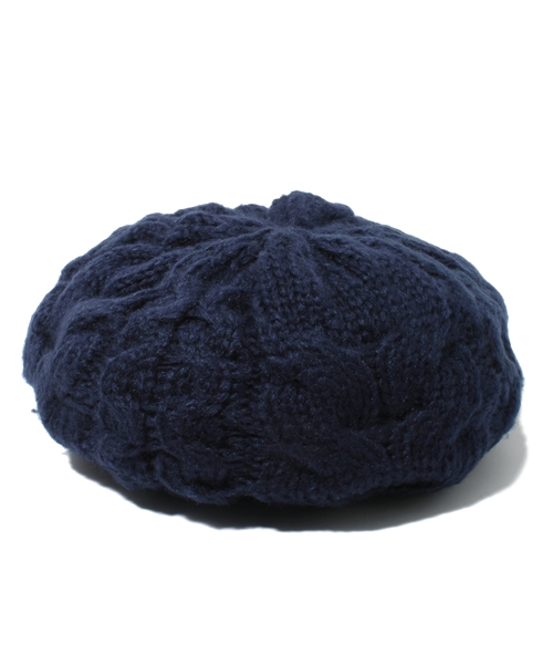 WEGO（ウィゴー）の「WEGO/ニットベレー帽（ハンチング/ベレー帽・レディース・ブラック/杢グレー/ネイビー/ワイン・FREE）」の9枚目の写真