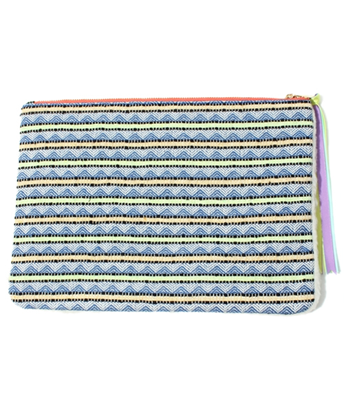 LOVE GIRLS MARKET（ラブ ガール マーケット）の「BOAクラッチバッグ（クラッチバッグ・レディース・オレンジ系/グリーン系/ブルー系/ブラウン系・FREE）」の3枚目の写真