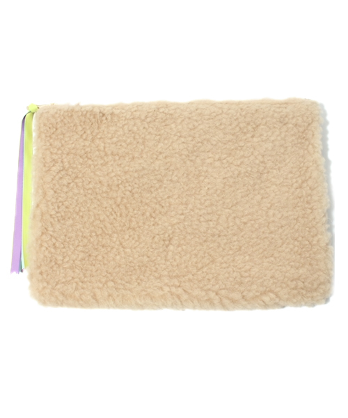 LOVE GIRLS MARKET（ラブ ガール マーケット）の「BOAクラッチバッグ（クラッチバッグ・レディース・オレンジ系/グリーン系/ブルー系/ブラウン系・FREE）」の6枚目の写真