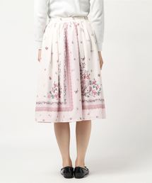 スカーフ柄スカート axes femme（アクシーズファム）の「スカーフ柄スカート