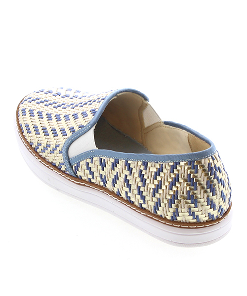 JELLY BEANS（ジェリービーンズ）の「メッシュサマースリッポン(115-4563)JELLY BEANS(ジェリービーンズ)（スリッポン・レディース・ホワイト/オレンジ/ブルー系その他・S/M/L）」の5枚目の写真