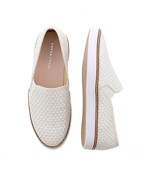 JELLY BEANS（ジェリービーンズ）の「メッシュサマースリッポン(115-4563)JELLY BEANS(ジェリービーンズ)（スリッポン・レディース・ホワイト/オレンジ/ブルー系その他・S/M/L）」の11枚目の写真