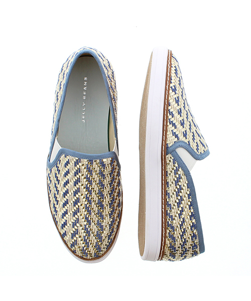 JELLY BEANS（ジェリービーンズ）の「メッシュサマースリッポン(115-4563)JELLY BEANS(ジェリービーンズ)（スリッポン・レディース・ホワイト/オレンジ/ブルー系その他・S/M/L）」の12枚目の写真