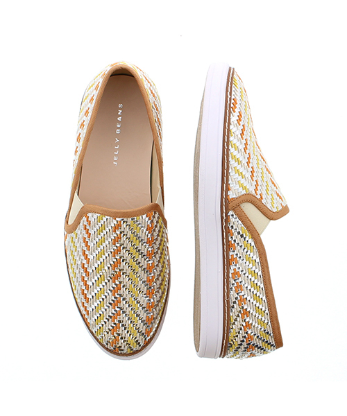 JELLY BEANS（ジェリービーンズ）の「メッシュサマースリッポン(115-4563)JELLY BEANS(ジェリービーンズ)（スリッポン・レディース・ホワイト/オレンジ/ブルー系その他・S/M/L）」の13枚目の写真