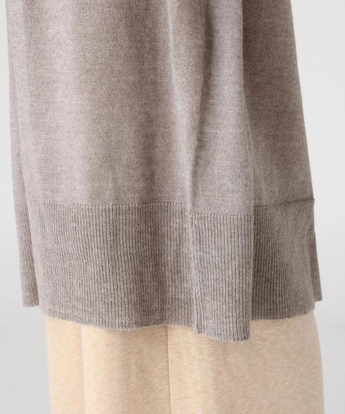 bijorie（ビジュリィ）の「リネンポリエステルロングカーディガン（カーディガン/ボレロ・レディース・ブラウン/ベージュ/グレー・FREE）」の10枚目の写真