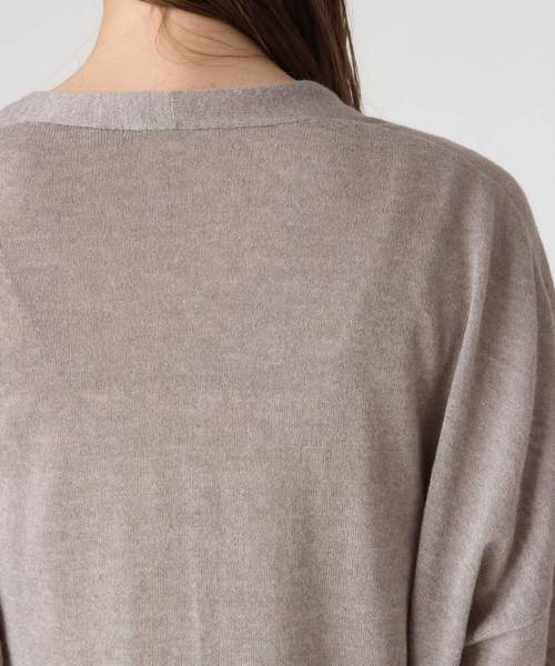 bijorie（ビジュリィ）の「リネンポリエステルロングカーディガン（カーディガン/ボレロ・レディース・ブラウン/ベージュ/グレー・FREE）」の16枚目の写真