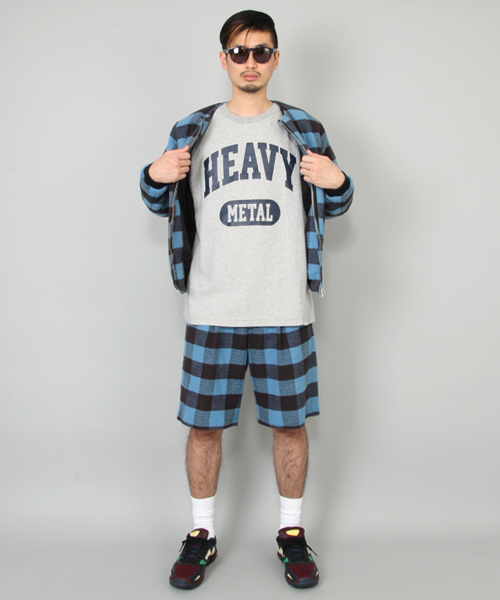 International Gallery BEAMS（インターナショナルギャラリービームス）の「◎VAPORIZE / ブロックチェック ノーカラージャケット（ブルゾン・メンズ・レッド/ブルー・SMALL/MEDIUM/LARGE）」の8枚目の写真