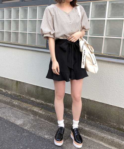 one after another NICE CLAUP(ワンアフターアナザーナイスクラップ)の「厚底レースアップシューズ(その他シューズ・レディース・ブラック/ゴールド・SMALL/MEDIUM/LARGE)」の19枚目の写真