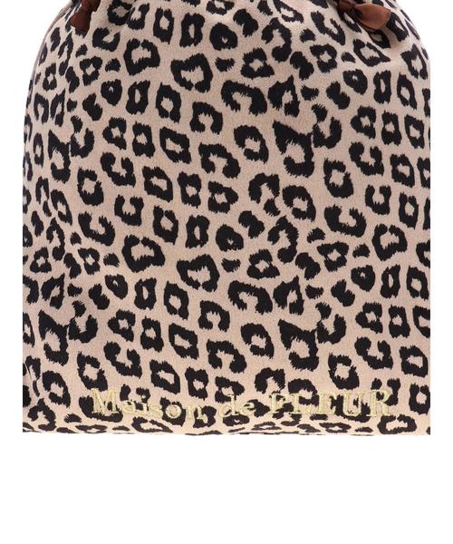 De トートバッグ Fleur メゾンドフルール のファッション De レオパードトラベルキャリーオンlバッグ トートバッグ Maison