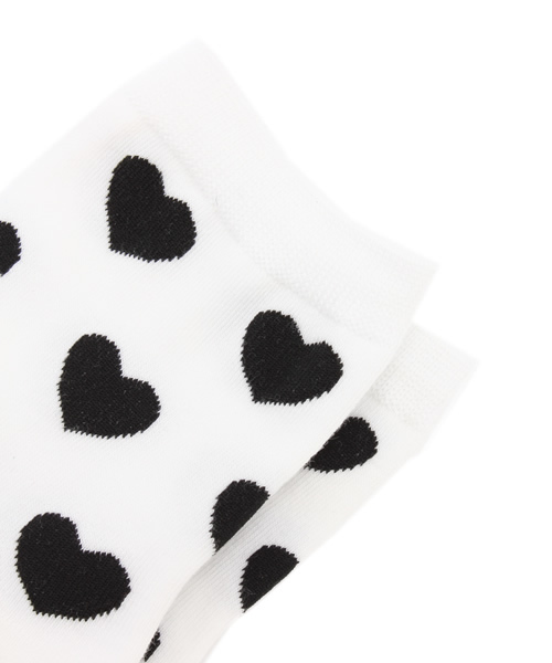 WEGO（ウィゴー）の「WEGO/ハートソックス（ソックス/靴下・レディース・その他1・FREE）」の2枚目の写真