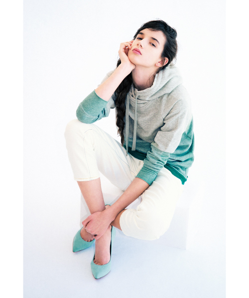 DouDou（ドゥドゥ）の「【Lee】カラーアンクルパンツ（デニムパンツ・レディース・ゴールド/グレー/ミント/ホワイト/ピンク/その他・SMALL/X-SMALL/MEDIUM）」の8枚目の写真