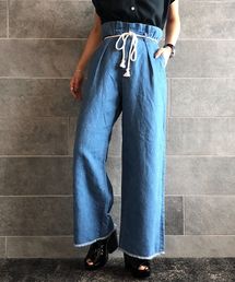 PAGEBOY | 麻デニムロープベルトパンツ(その他パンツ)