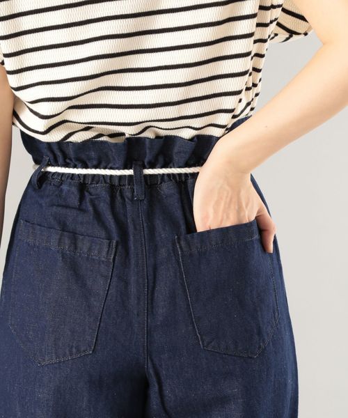 PAGEBOY（ページボーイ）の「麻デニムロープベルトパンツ（その他パンツ・レディース・サックスブルー/インディゴブルー・FREE）」の12枚目の写真