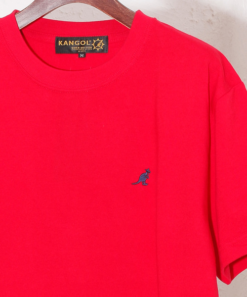 KANGOL(カンゴール)の「KANGOL / カンゴール KG ONE POINT TEE ワンポイント刺繍 Tシャツ LCT0039(Tシャツ/カットソー・メンズ・ホワイト/ブラック/レッド/ブルー・SMALL/LARGE/X-LARGE/MEDIUM)」の1枚目の写真