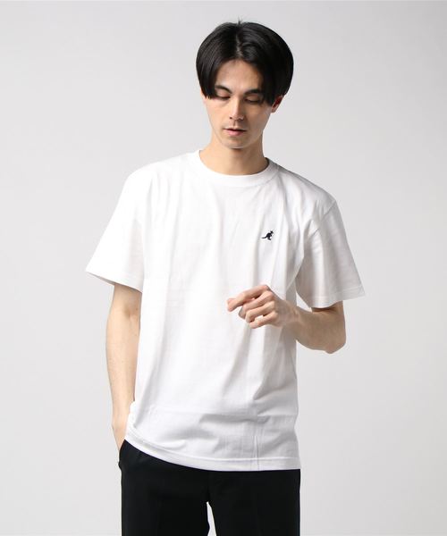 KANGOL(カンゴール)の「KANGOL / カンゴール KG ONE POINT TEE ワンポイント刺繍 Tシャツ LCT0039(Tシャツ/カットソー・メンズ・ホワイト/ブラック/レッド/ブルー・SMALL/LARGE/X-LARGE/MEDIUM)」の14枚目の写真
