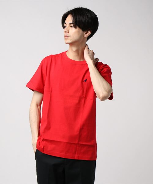 KANGOL(カンゴール)の「KANGOL / カンゴール KG ONE POINT TEE ワンポイント刺繍 Tシャツ LCT0039(Tシャツ/カットソー・メンズ・ホワイト/ブラック/レッド/ブルー・SMALL/LARGE/X-LARGE/MEDIUM)」の12枚目の写真