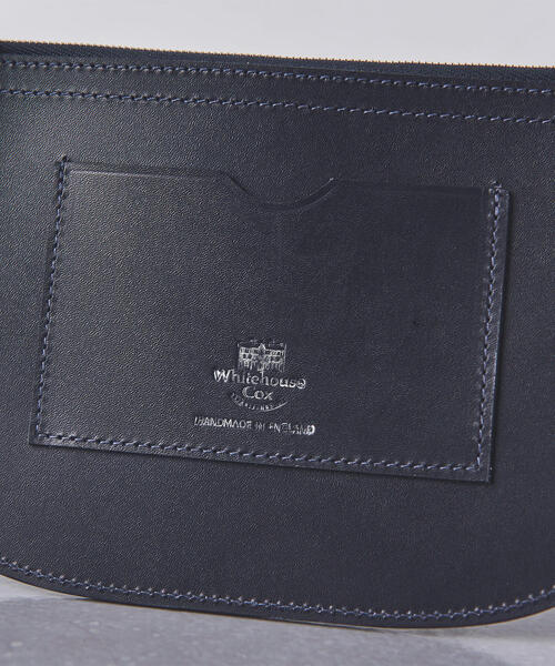 ホワイトハウスコックス ポーチ ネイビー Whitehouse Cox ホワイトハウスコックス S9829 MULTI PURSE