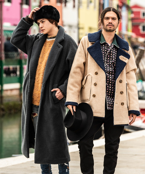 glamb（グラム）の「【glamb】Boa long coat・GB0319/JKT12