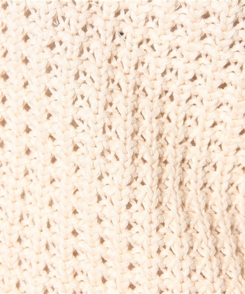 green label relaxing（グリーンレーベルリラクシング）の「GC A/C アゼショート POニット（ニット/セーター・レディース・オフホワイト/ライトピンク/イエロー・フリー）」の6枚目の写真