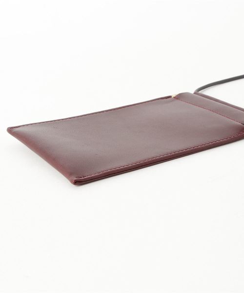 TIDEWAY（タイドウェイ）の「MOSS LEATHER PACK SHOULDER（ショルダーバッグ・レディース・ベージュ/アッシュグレー/アーミー/ブラック/ボルドー・FREE）」の7枚目の写真