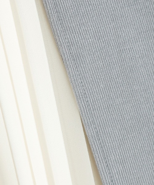 libelle more(リベル モア)の「コットン混 Vネック プリーツドッキングワンピース(ワンピース・レディース・ブラック/ネイビー/モカ/ワイン/グレー/ブラウン系その他・FREE)」の17枚目の写真