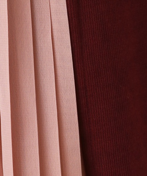 libelle more(リベル モア)の「コットン混 Vネック プリーツドッキングワンピース(ワンピース・レディース・ブラック/ネイビー/モカ/ワイン/グレー/ブラウン系その他・FREE)」の15枚目の写真