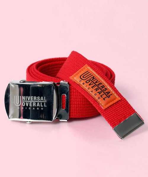 UNIVERSAL OVERALL（ユニバーサルオーバーオール）の「【UNIVERSAL OVERALL】 日本製GIベルト ガチャベルト（ベルト・メンズ・ライトグレー/ブラック/ネイビー/レッド/オフホワイト/ピンク/イエロー/ブルー/グリーン/キャメル・FREE）」の10枚目の写真