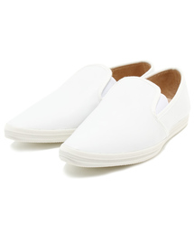 ROSE BUD | (ALL BLACK) 14-016 PLAIN POINTED TOW SNEAKER(スリッポン)