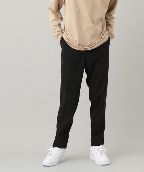 JUNRED(ジュンレッド)の「【暖かくなめらかボトム】エアリーストレッチフラノスリムパンツ(その他パンツ・メンズ・ダークブラウン/ベージュ/チャコールグレー/ベージュ系その他・LL/S/M/L)」の2枚目の写真