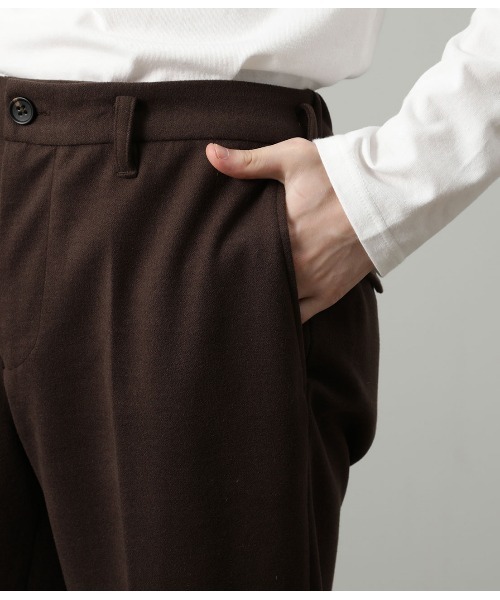 JUNRED(ジュンレッド)の「【暖かくなめらかボトム】エアリーストレッチフラノスリムパンツ(その他パンツ・メンズ・ダークブラウン/ベージュ/チャコールグレー/ベージュ系その他・LL/S/M/L)」の17枚目の写真
