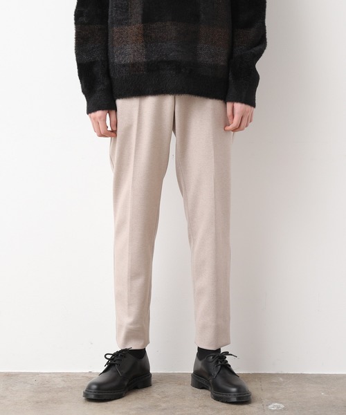 JUNRED(ジュンレッド)の「【暖かくなめらかボトム】エアリーストレッチフラノスリムパンツ(その他パンツ・メンズ・ダークブラウン/ベージュ/チャコールグレー/ベージュ系その他・LL/S/M/L)」の5枚目の写真