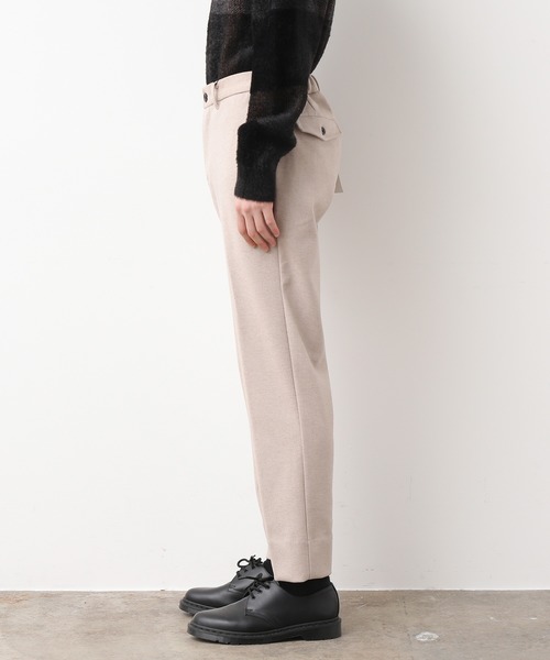 JUNRED(ジュンレッド)の「【暖かくなめらかボトム】エアリーストレッチフラノスリムパンツ(その他パンツ・メンズ・ダークブラウン/ベージュ/チャコールグレー/ベージュ系その他・LL/S/M/L)」の8枚目の写真