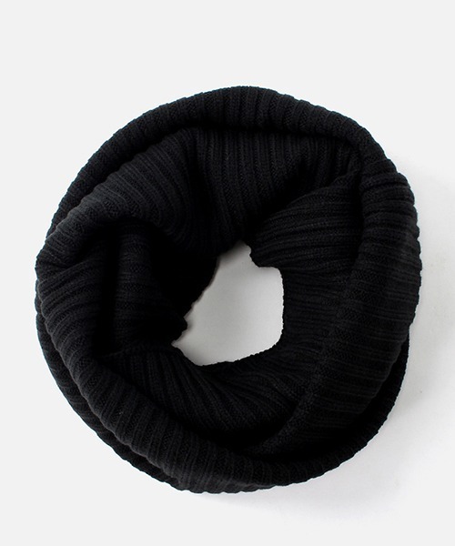 AZUL by moussy(アズールバイマウジー)の「RIB SNOOD/リブスヌード(マフラー・レディース・ブラック/ベージュ/杢グレー・FREE)」の5枚目の写真