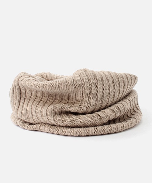 AZUL by moussy(アズールバイマウジー)の「RIB SNOOD/リブスヌード(マフラー・レディース・ブラック/ベージュ/杢グレー・FREE)」の12枚目の写真