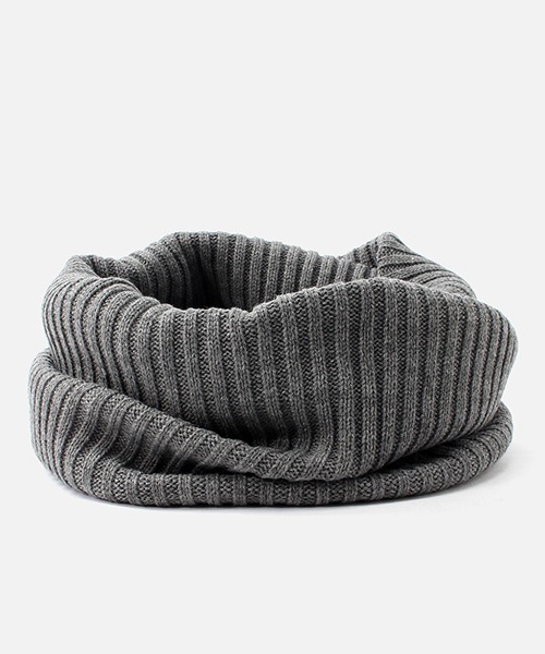 AZUL by moussy(アズールバイマウジー)の「RIB SNOOD/リブスヌード(マフラー・レディース・ブラック/ベージュ/杢グレー・FREE)」の7枚目の写真