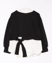 STYLEBLOCK | サカリバ起毛×ブロードウエスト切り替えカットソートップス(Tシャツ/カットソー)