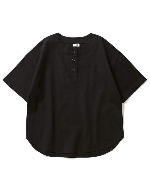 devirock（デビロック）の「ビッグプルオーバー5分袖シャツ（シャツ/ブラウス・キッズ・モカ/テラコッタ/ダークベージュ/ブラック・120cm/140cm/130cm/100cm/110cm/150cm/160cm）」の11枚目の写真