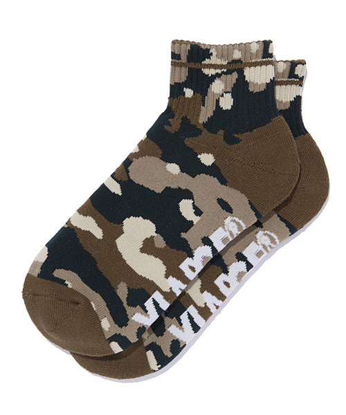 XLARGE（エクストララージ）の「MULTICAM CAMO ANKLE SOX（ソックス/靴下・メンズ・ベージュ/オリーブ/ネイビー・ONE SIZE）」の2枚目の写真