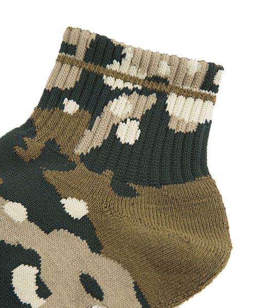 XLARGE（エクストララージ）の「MULTICAM CAMO ANKLE SOX（ソックス/靴下・メンズ・ベージュ/オリーブ/ネイビー・ONE SIZE）」の5枚目の写真