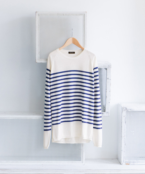 セール Ekal Wa Cloth パネルボーダーニット ニット セーター Ekal エカル のファッション通販 Zozotown