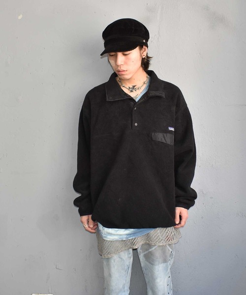 patagonia（パタゴニア）の「【ヴィンテージ古着】Patagonia/パタゴニア シンチラ フリーススナップT（ジャージ・メンズ・ブラック・LARGE）」の7枚目の写真