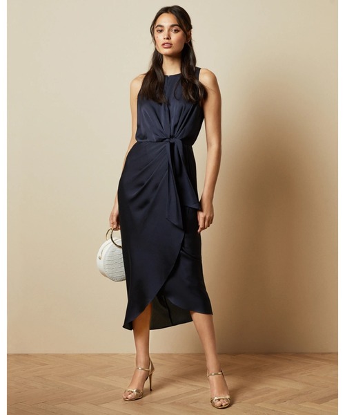 Ted Baker(テッドベーカー)の「241931-WMD-POHSHAN スリムエレガント ロングドレス(ドレス)」|ネイビー