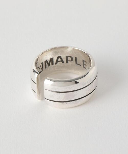 Maple(メープル)の「<MAPLE> LINE RING/リング(リング・メンズ・シルバー・7/9/6)」の5枚目の写真