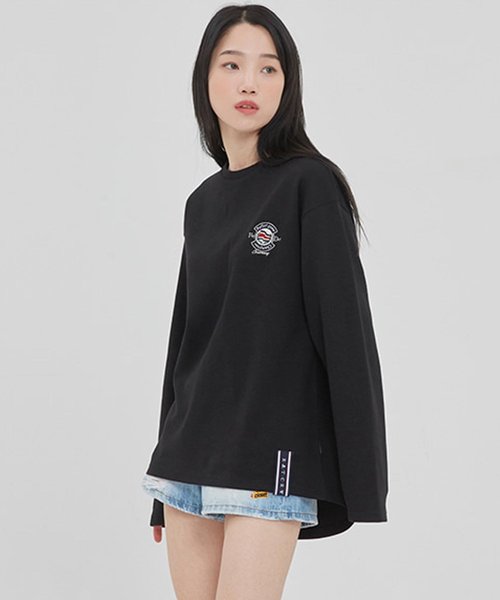 ROMANTIC CROWN（ロマンティッククラウン）の「『ROMANTIC CROWN』パーフェクトゲーム LS/ロングスリーブTシャツ/カットソー（Tシャツ/カットソー・レディース・ブラック/ホワイト/イエロー/グレー・M/L）」の19枚目の写真