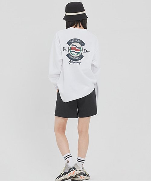 ROMANTIC CROWN（ロマンティッククラウン）の「『ROMANTIC CROWN』パーフェクトゲーム LS/ロングスリーブTシャツ/カットソー（Tシャツ/カットソー・レディース・ブラック/ホワイト/イエロー/グレー・M/L）」の9枚目の写真